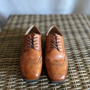 Florsheim kids dressy shoes brown. Size 12.5